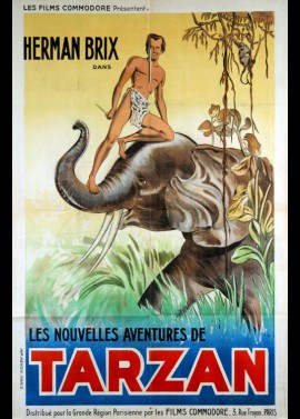 affiche du film NOUVELLES AVENTURES DE TARZAN (LES)