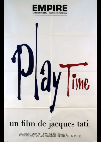 PLAYTIME movie poster