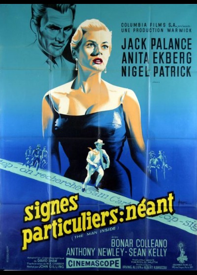 affiche du film SIGNES PARTICULIERS NEANT