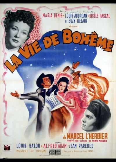 affiche du film VIE DE BOHEME (LA)