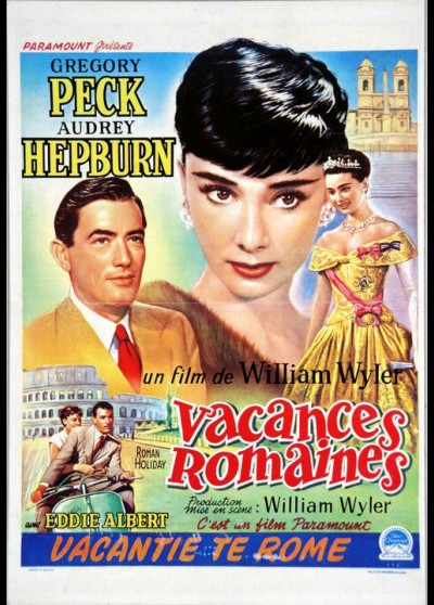 affiche du film VACANCES ROMAINES