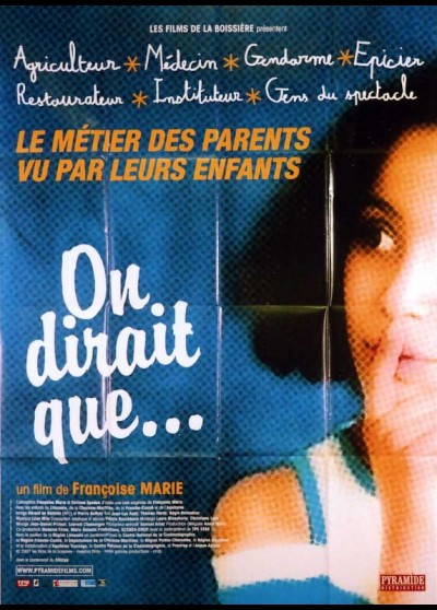 affiche du film ON DIRAIT QUE