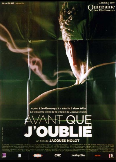 affiche du film AVANT QUE J'OUBLIE