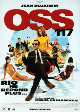 affiche du film OSS 117 RIO NE REPOND PLUS