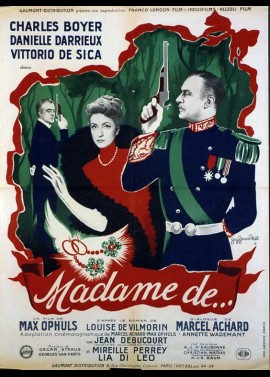 MADAME DE movie poster