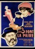 affiche du film TROIS FONT LA PAIRE (LES)