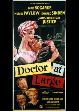 DOCTOR AT LARGE movie poster