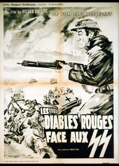 affiche du film DIABLES ROUGES FACE AUX SS (LES)