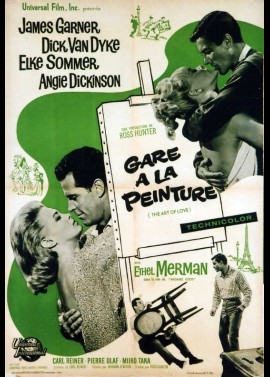 affiche du film GARE A LA PEINTURE