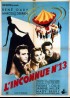 affiche du film INCONNUE NUMERO 13