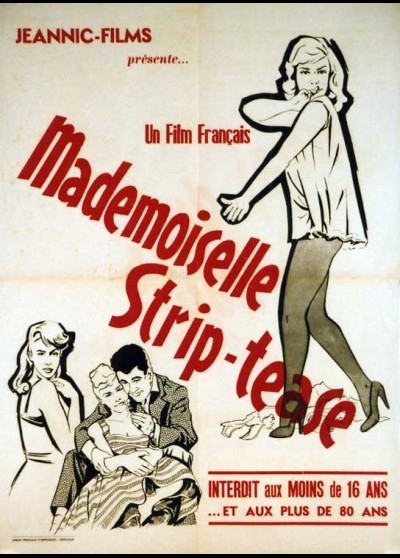 affiche du film MADEMOISELLE STRIP TEASE