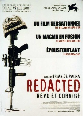 affiche du film REDACTED REVU ET CORRIGE