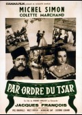 PAR ORDRE DU TSAR