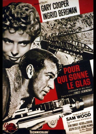 affiche du film POUR QUI SONNE LE GLAS