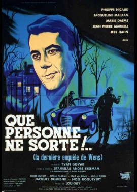 affiche du film QUE PERSONNE NE SORTE