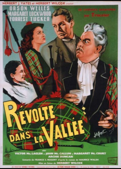 affiche du film REVOLTE DANS LA VALLEE