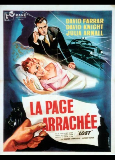 affiche du film PAGE ARRACHEE (LA)