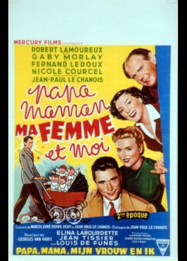 affiche du film PAPA MAMAN MA FEMME ET MOI