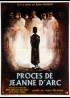 affiche du film PROCES DE JEANNE D'ARC (LE)