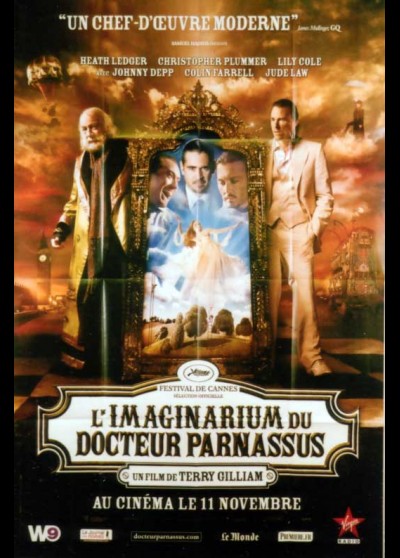 affiche du film IMAGINARIUM DU DOCTEUR PARNASSUS (L')