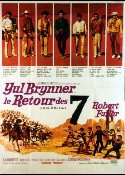 RETURN OF THE SEVEN (THE) / RETURN OF THE 7 (THE) movie poster