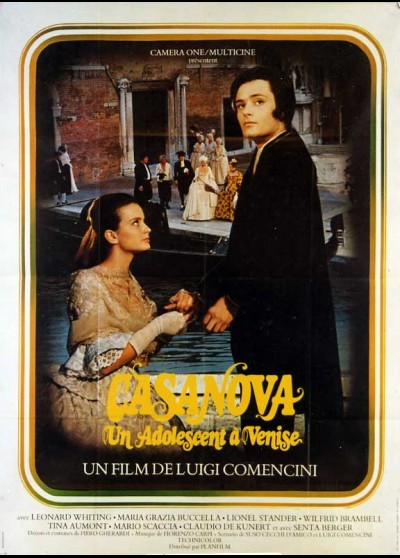 affiche du film CASANOVA UN ADOLESCENT A VENISE