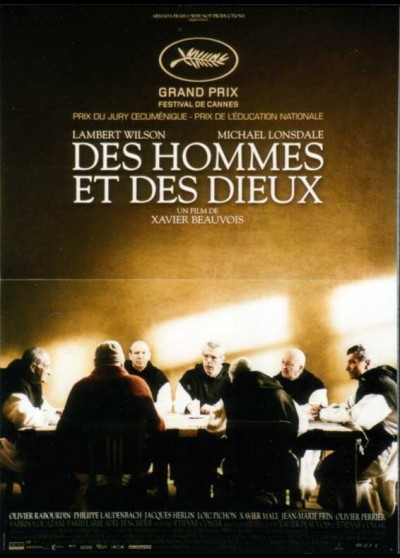 affiche du film DES HOMMES ET DES DIEUX