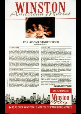 affiche du film LIAISONS DANGEREUSES (LES)