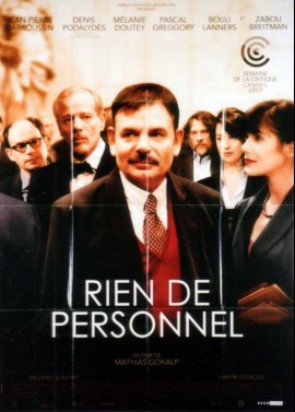 RIEN DE PERSONNEL movie poster