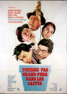 affiche du film POUSSEZ PAS GRAND PERE DANS LES CACTUS