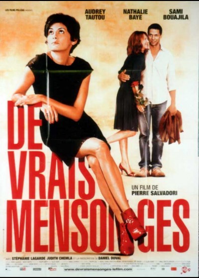 affiche du film DE VRAIS MENSONGES