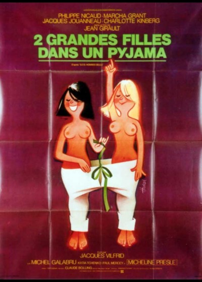 affiche du film DEUX GRANDES FILLES DANS UN PYJAMA