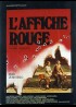 AFFICHE ROUGE (L') movie poster