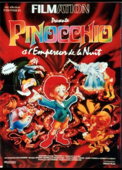 affiche du film PINOCCHIO ET L'EMPEREUR DE LA NUIT