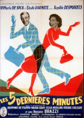 affiche du film CINQ DERNIERES MINUTES (LES)