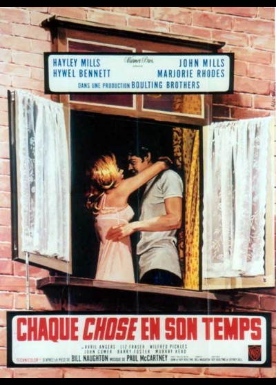 affiche du film CHAQUE CHOSE EN SON TEMPS