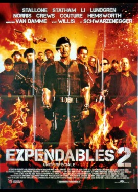 affiche du film EXPENDABLES 2 UNITE SPECIALE