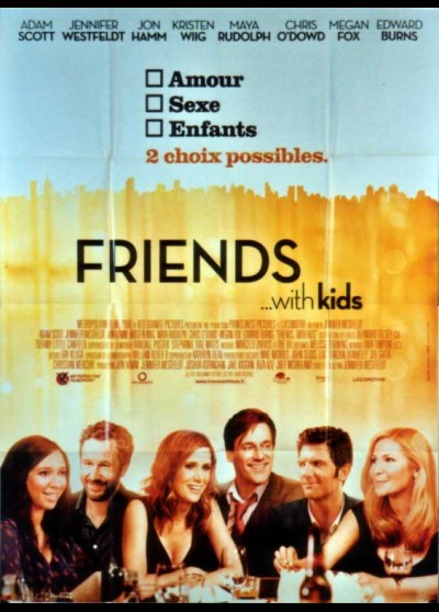 FRIENDS WITH KIDS movie poster