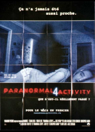 PARANORMAL ACTIVITY 4 movie poster