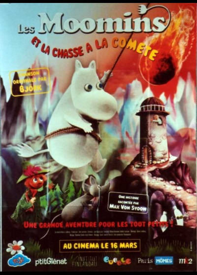 affiche du film MOOMINS ET LA CHASSE A LA COMETE (LES)