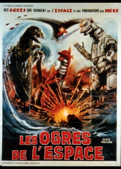 affiche du film OGRES DE L'ESPACE (LES) / LES MONSTRES DU CONTINENT PERDU