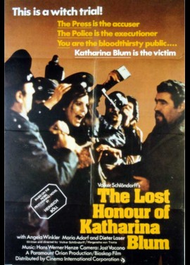 affiche du film HONNEUR PERDU DE KATHARINA BLUM (L')