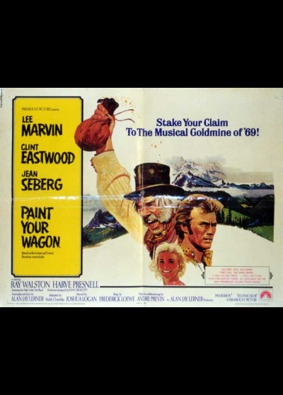 PAINT YOUR WAGON movie poster