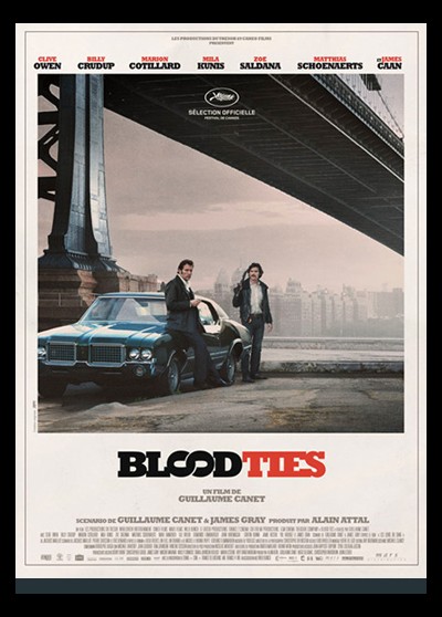 BLOOD TIES movie poster