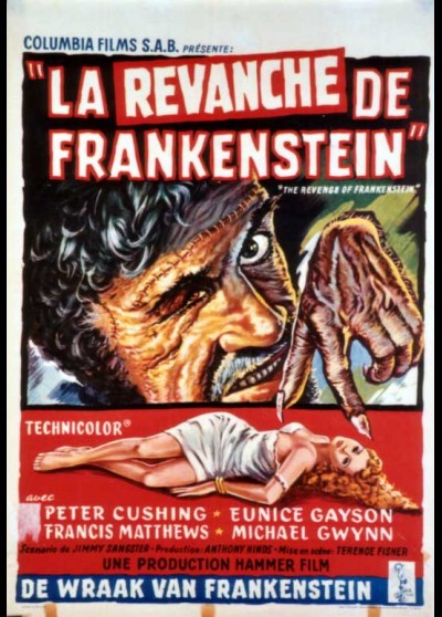 affiche du film REVANCHE DE FRANKENSTEIN (LA)