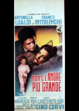 affiche du film IL N'Y A PAS D'AMOUR PLUS GRAND