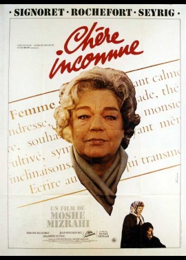 affiche du film CHERE INCONNUE