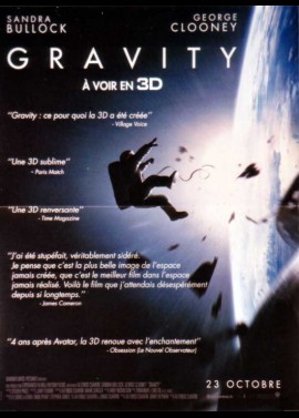 affiche du film GRAVITY