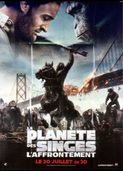 affiche du film PLANETE DES SINGES L'AFFRONTEMENT (LA)