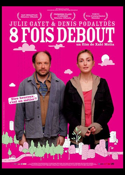 affiche du film HUIT FOIS DEBOUT